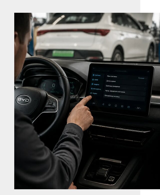 Русификация BYD E2 в Стрежевом от 15191 р. | ФастМобиль-Стж под ключ