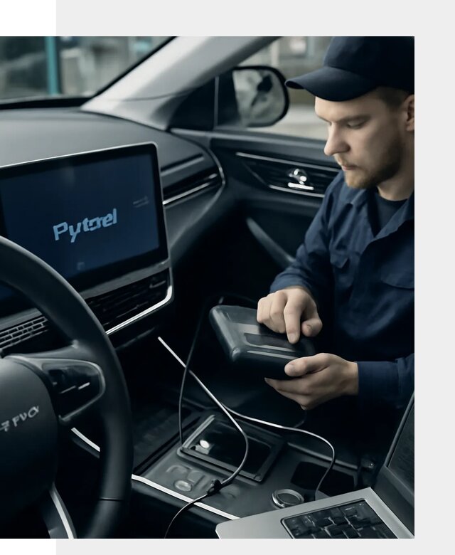 Русификация автомобилей Jetour с адаптацией меню в Стрежевом