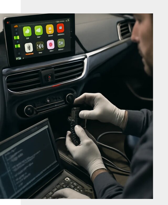 Активация Apple CarPlay в Стрежевом для штатной мультимедиа