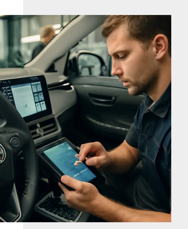 Установка приложений Toyota на мультимедиа в Стрежевом